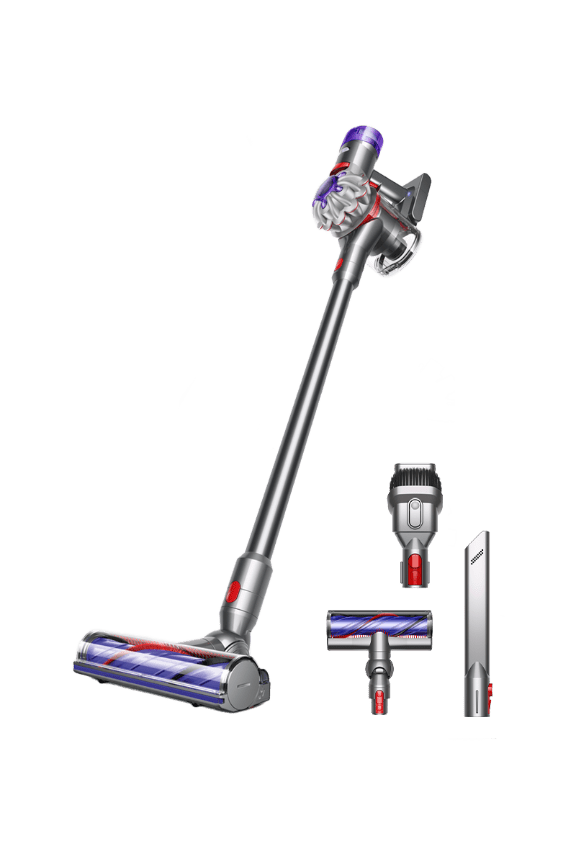 Dyson V8 Vacuum Cleaner Silver Nickel 40 mins 447026-01 - VACUUM CLEANER NOT ROBOT - Beattys of Loughrea