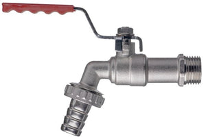 1/2In Lever Action Hose Union Bibcock EP12HUBC - INSULATOR FITTINGS - Beattys of Loughrea