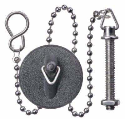 Poly Basin Plug & Chain Set Eppc1 - PLUGS & CHAINS, WASTES - Beattys of Loughrea