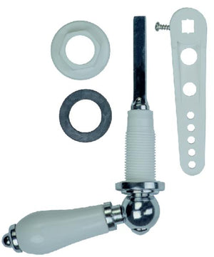 White Ceramic Repro Cistern Lever Cp Eprepwc - BALLCOCK/HOSE - Beattys of Loughrea