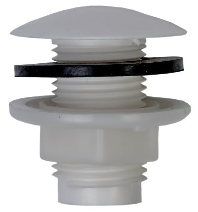 White Cistern Overflow Stopper Epwchs - Beattys of Loughrea , www.beattys.ie