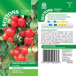 Suttons Tomato F1 Tumbler 182363 - Beattys of Loughrea | www.beattys.ie