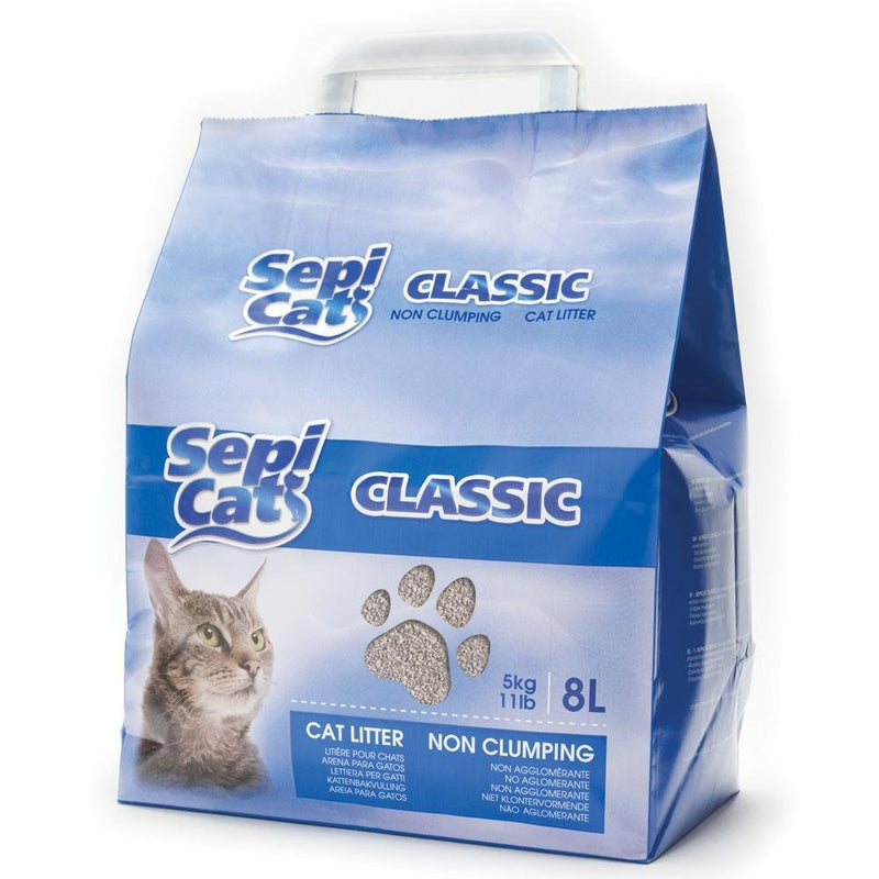 Cat Litter 5Kg Sepicat (8Lt) Sa0114 - PET FEEDING BOWL, LITTER TRAY - Beattys of Loughrea