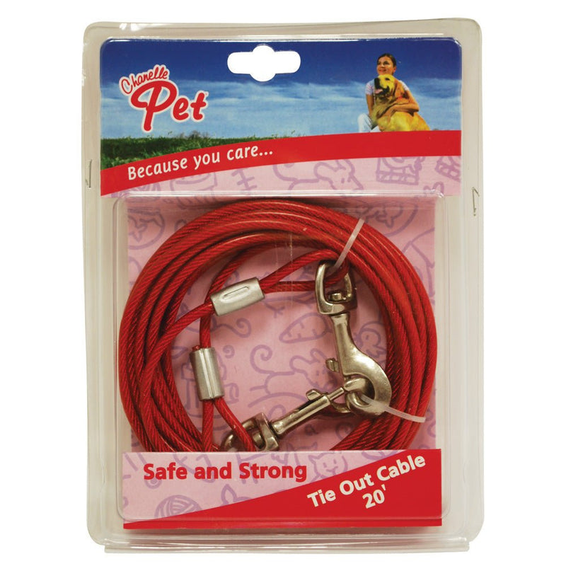 Tie Out Cable 5MMX30FT SH1058 Chanelle - PET LEAD, COLLAR AND ID, SAFETY - Beattys of Loughrea