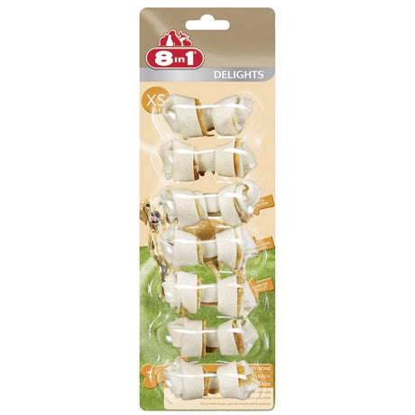 Xs 7 Pieces 8In1 Delights Bones Ta2373 - PET TREATS, SUPPLEMENTS - Beattys of Loughrea