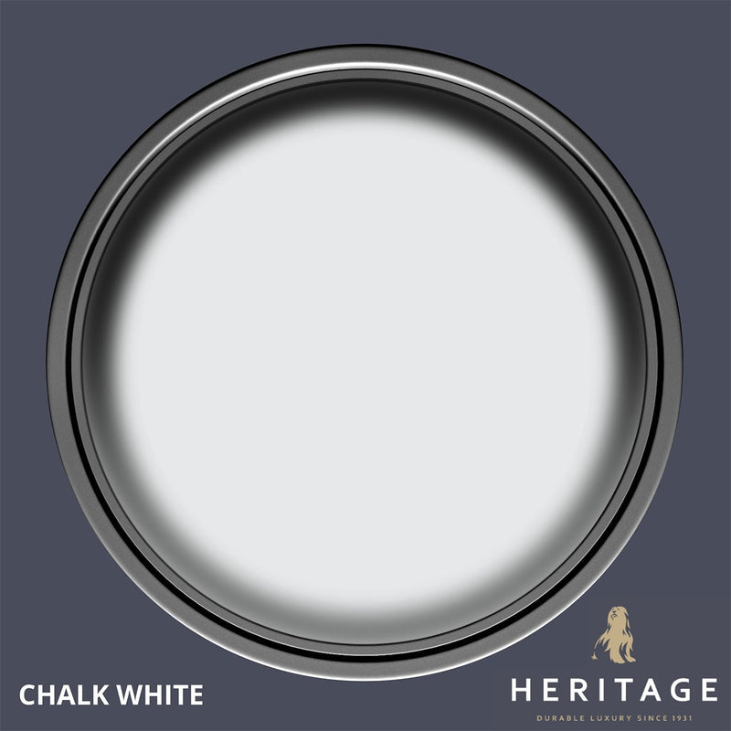 Dulux Heritage Eggshell Chalk White 2.5L - BASES - Beattys of Loughrea