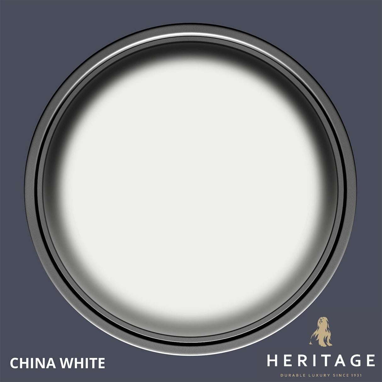 Dulux Heritage Eggshell China White 750Ml - BASES - Beattys of Loughrea