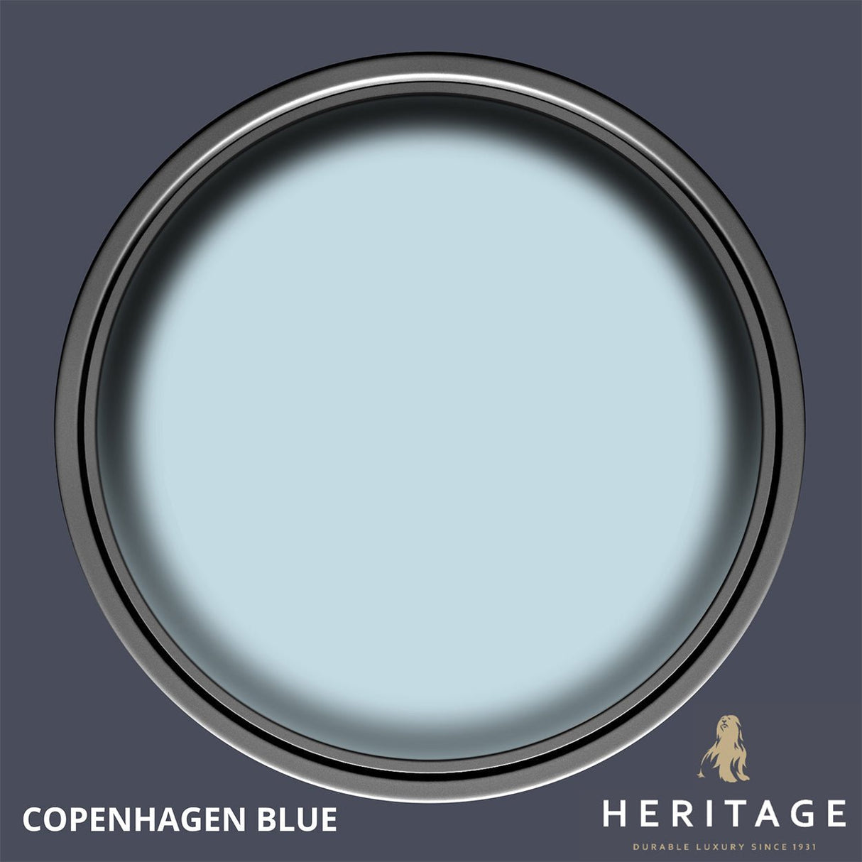 Dulux Heritage Eggshell Copenhagen Blue 750Ml - BASES - Beattys of Loughrea