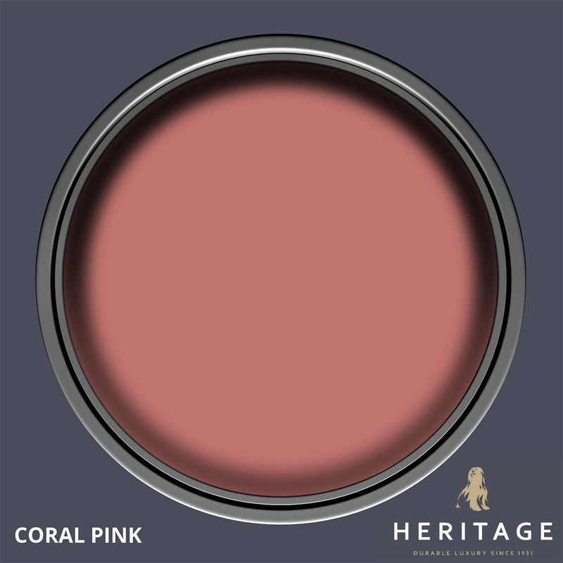 Dulux Heritage Eggshell Coral Pink 2.5L - BASES - Beattys of Loughrea