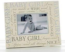 Baby Girl Script Memories Frame 6x4 - PHOTO FRAMES - PLATED, GILT, STONE - Beattys of Loughrea