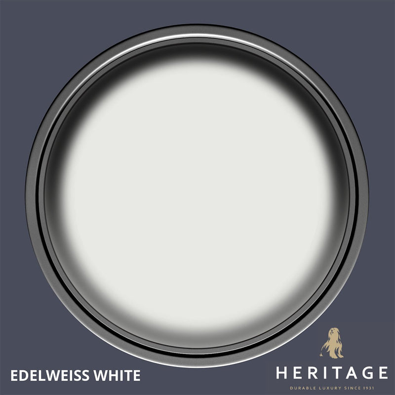 Dulux Heritage Velvet Matt Edelweiss White 1L - BASES - Beattys of Loughrea