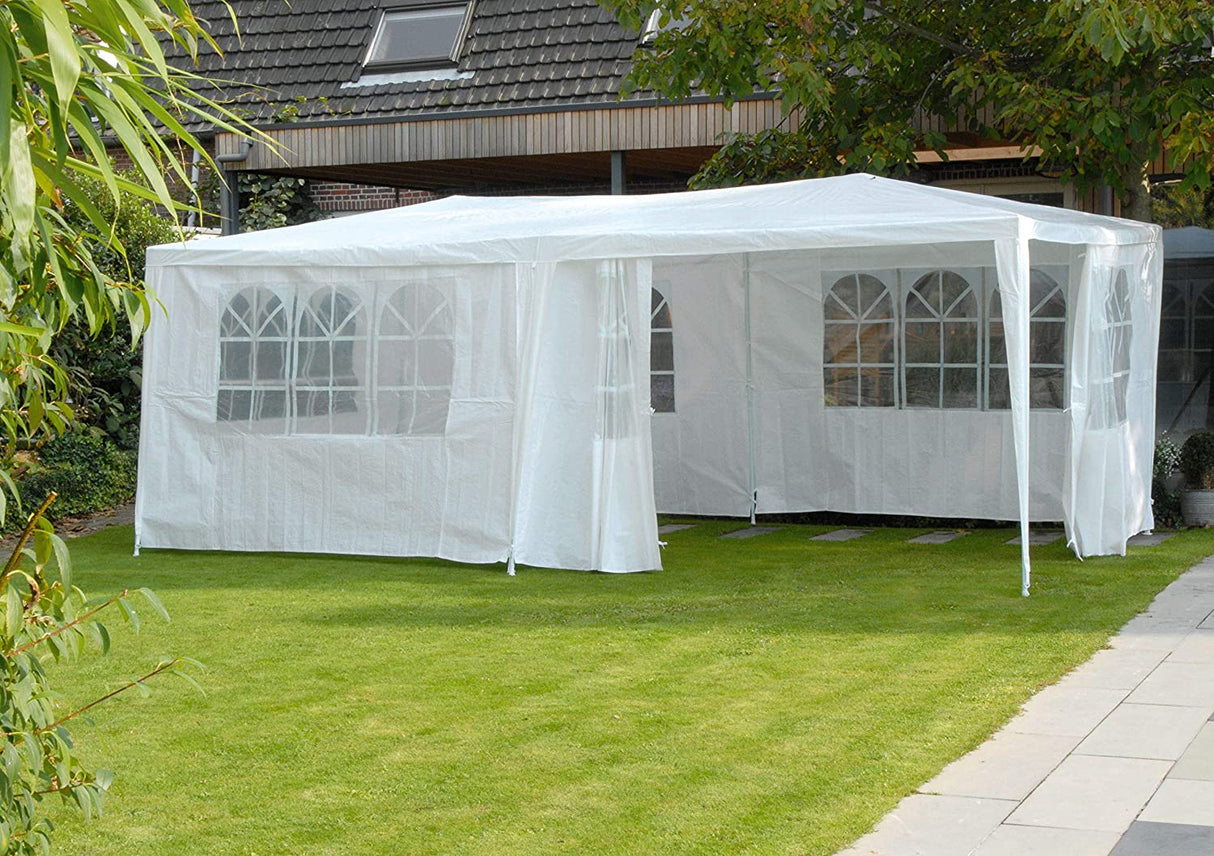 Garden Tent/Gazebo with sidewalls 6m x 3m x 2.5m - GAZEBO CANVAS & METAL - Beattys of Loughrea