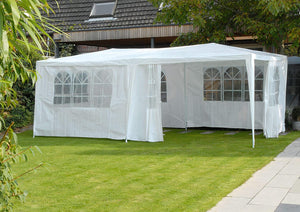 Garden Tent/Gazebo with sidewalls 6m x 3m x 2.5m - GAZEBO CANVAS & METAL - Beattys of Loughrea
