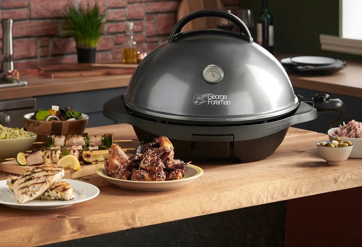 George Foreman Indoor / Outdoor Electric BBQ Grill - Beattys of Loughrea , www.beattys.ie