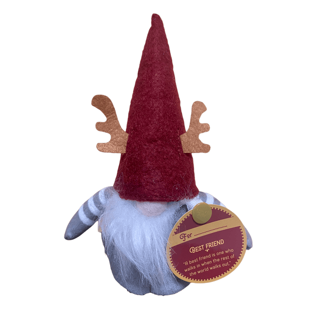 The Gifting Gonk - "Best Friend" 15cm - XMAS BAUBLES - Beattys of Loughrea