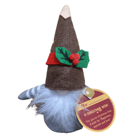 The Gifting Gonk - "A Christmas Wish" - 15cm - XMAS BAUBLES - Beattys of Loughrea