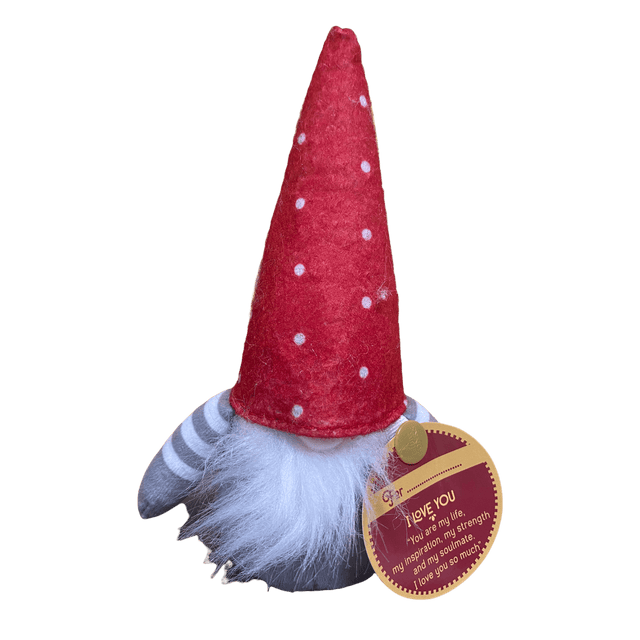 The Gifting Gonk - "I Love You" - 15cm - XMAS BAUBLES - Beattys of Loughrea