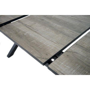 Komido Garden Set with Extendable Table and 6 Adjustable Recliner Chairs - WOOD / RATTAN GDN FURN SET 4+ SEATS - Beattys of Loughrea