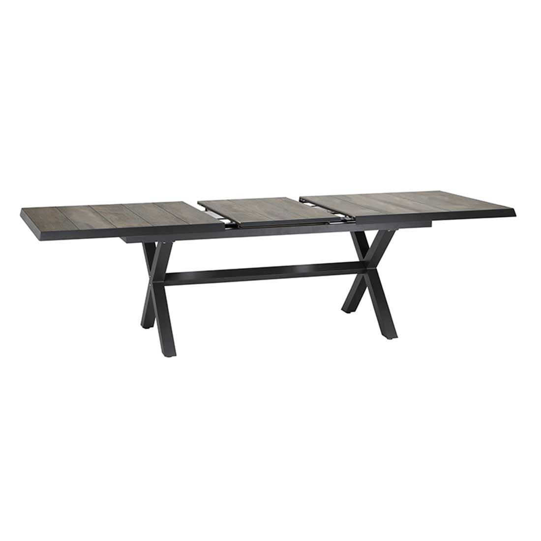 Komido Garden Set with Extendable Table and 6 Adjustable Recliner Chairs - WOOD / RATTAN GDN FURN SET 4+ SEATS - Beattys of Loughrea