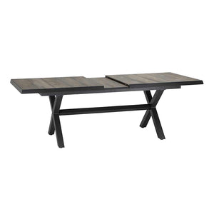 Komido Garden Set with Extendable Table and 6 Adjustable Recliner Chairs - WOOD / RATTAN GDN FURN SET 4+ SEATS - Beattys of Loughrea