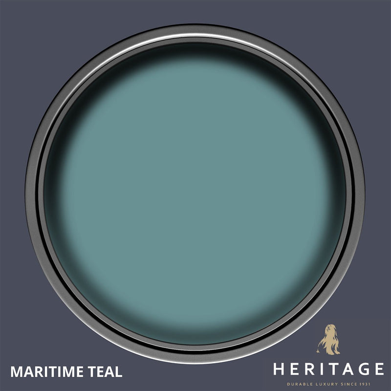 Dulux Heritage Velvet Matt Maritime Teal 1L - BASES - Beattys of Loughrea