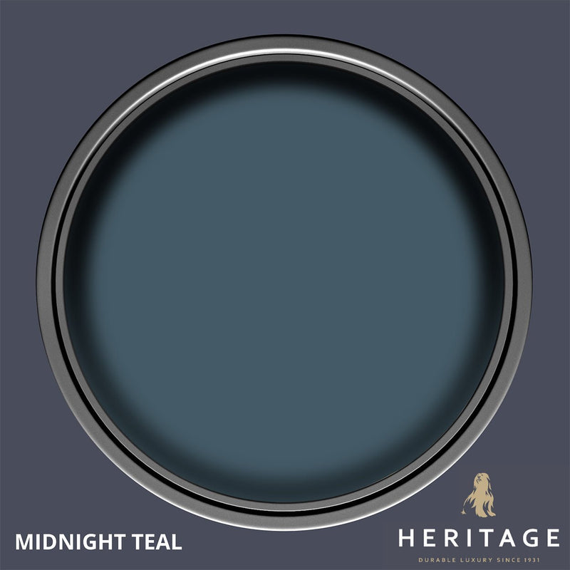 Dulux Heritage Eggshell Midnight Teal 2.5L - BASES - Beattys of Loughrea