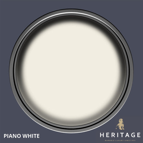 Dulux Heritage Velvet Matt Piano White 10L - BASES - Beattys of Loughrea