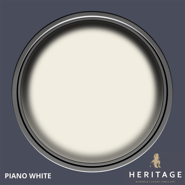 Dulux Heritage Eggshell Piano White 750Ml - BASES - Beattys of Loughrea