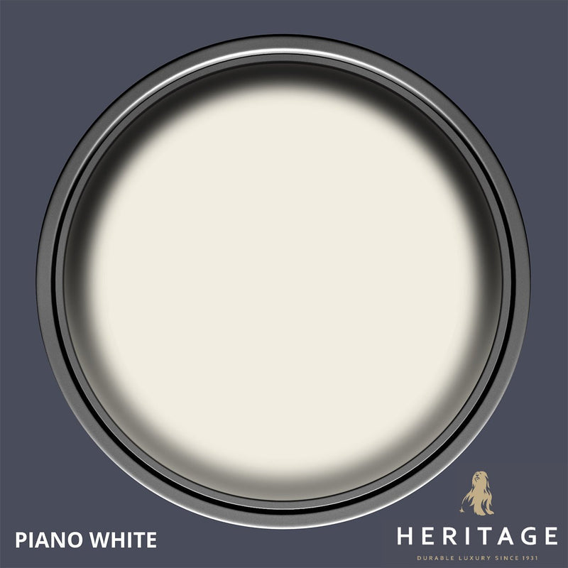 Dulux Heritage Eggshell Piano White 2.5L - BASES - Beattys of Loughrea