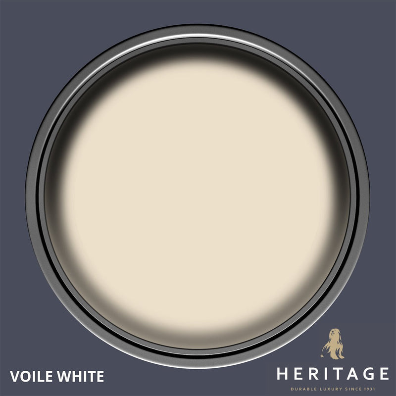 Dulux Heritage Eggshell Voile White 750Ml - BASES - Beattys of Loughrea